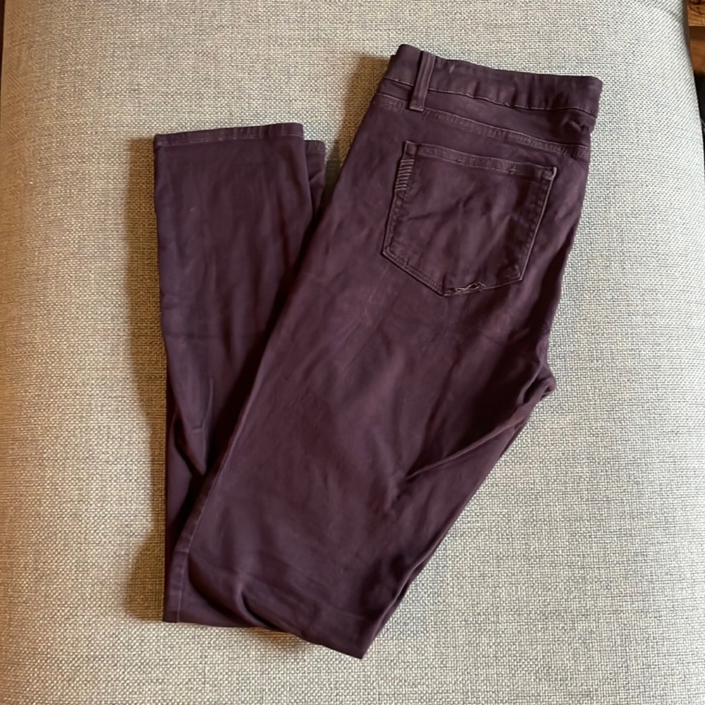 Paige “peg skinny” purple denim size 30